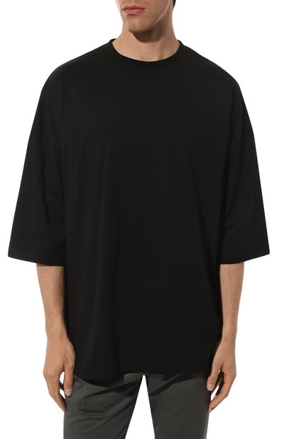 Хлопковая футболка TEE LIBRARY, арт. TCL0-006-BK, фото 3