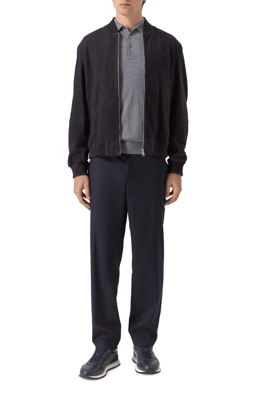 Кожаные кроссовки Bogner 12621125 Синий  12621125 Фото 2