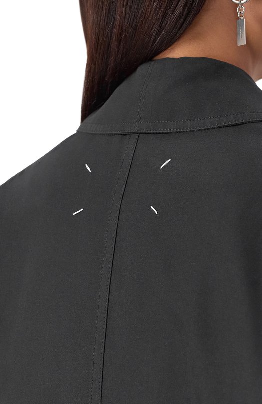 Плащ Maison Margiela S51AH0184/M35137 Чёрный  S51AH0184/M35137 Фото 5