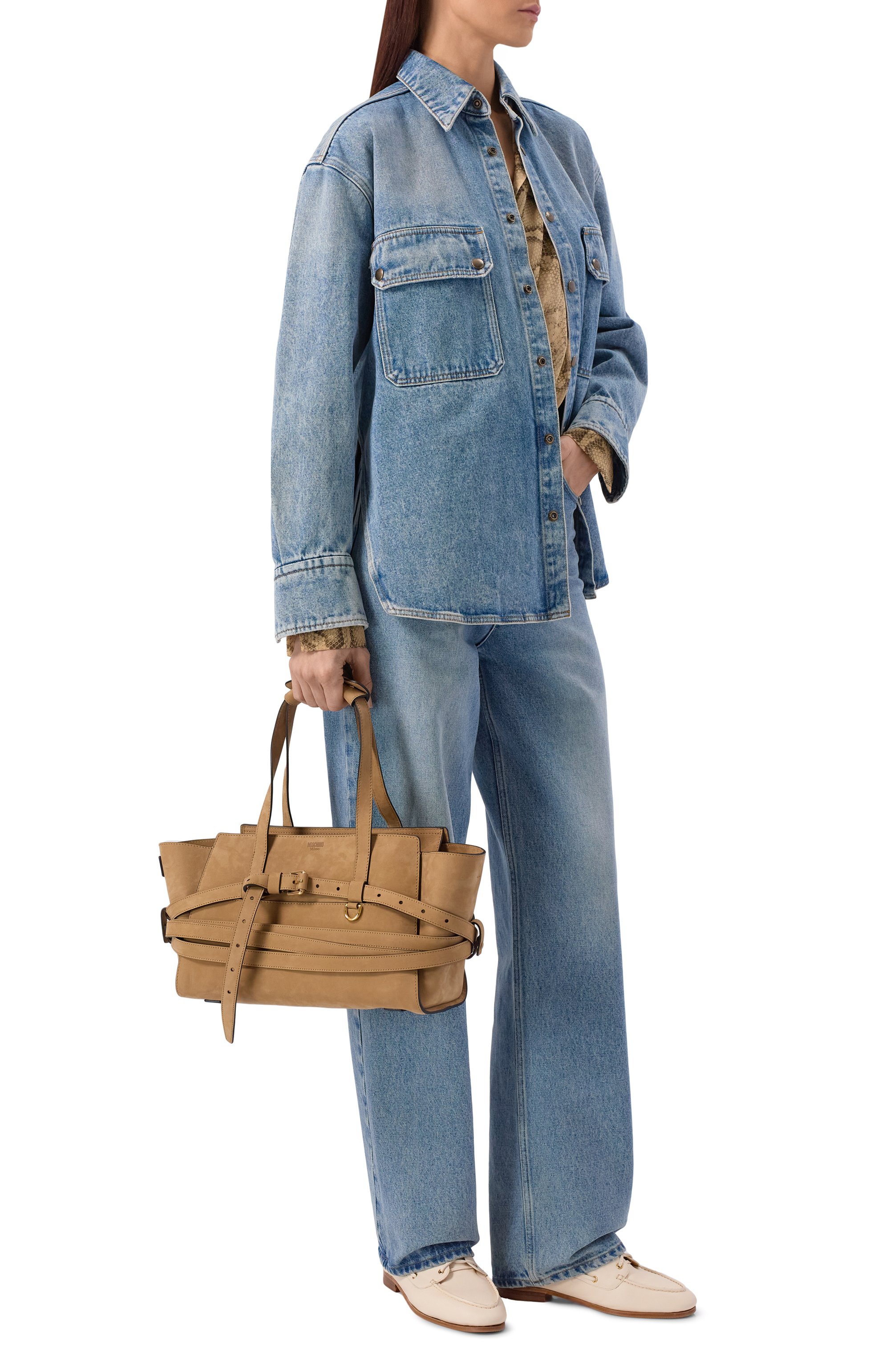 Сумка tie me small MOSCHINO, арт. MC4066PP10/0J0, фото 3