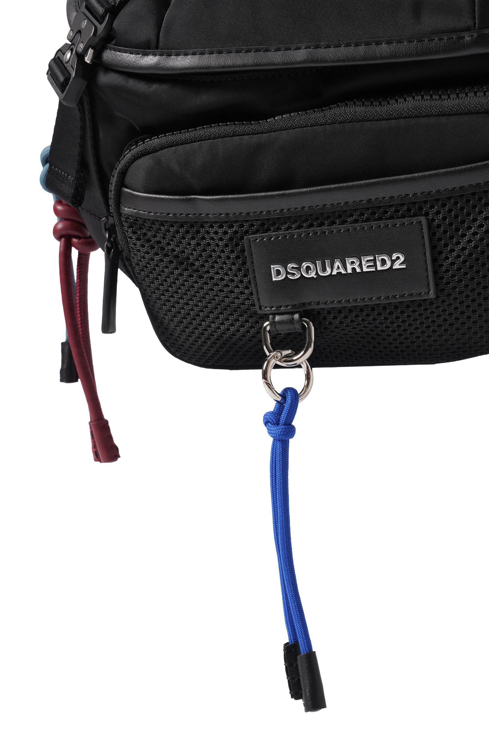 Поясная сумка basic DSQUARED2 черного цвета по цене 35750 руб., арт. BBM0085/11700001, фото 5 Поясная сумка basic DSQUARED2, арт. BBM0085/11700001, фото 5