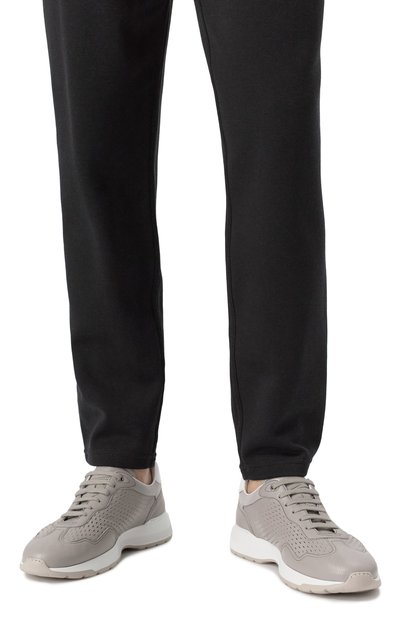 Кожаные кроссовки ZILLI, арт. H0200AM1961VZEV06, фото 3