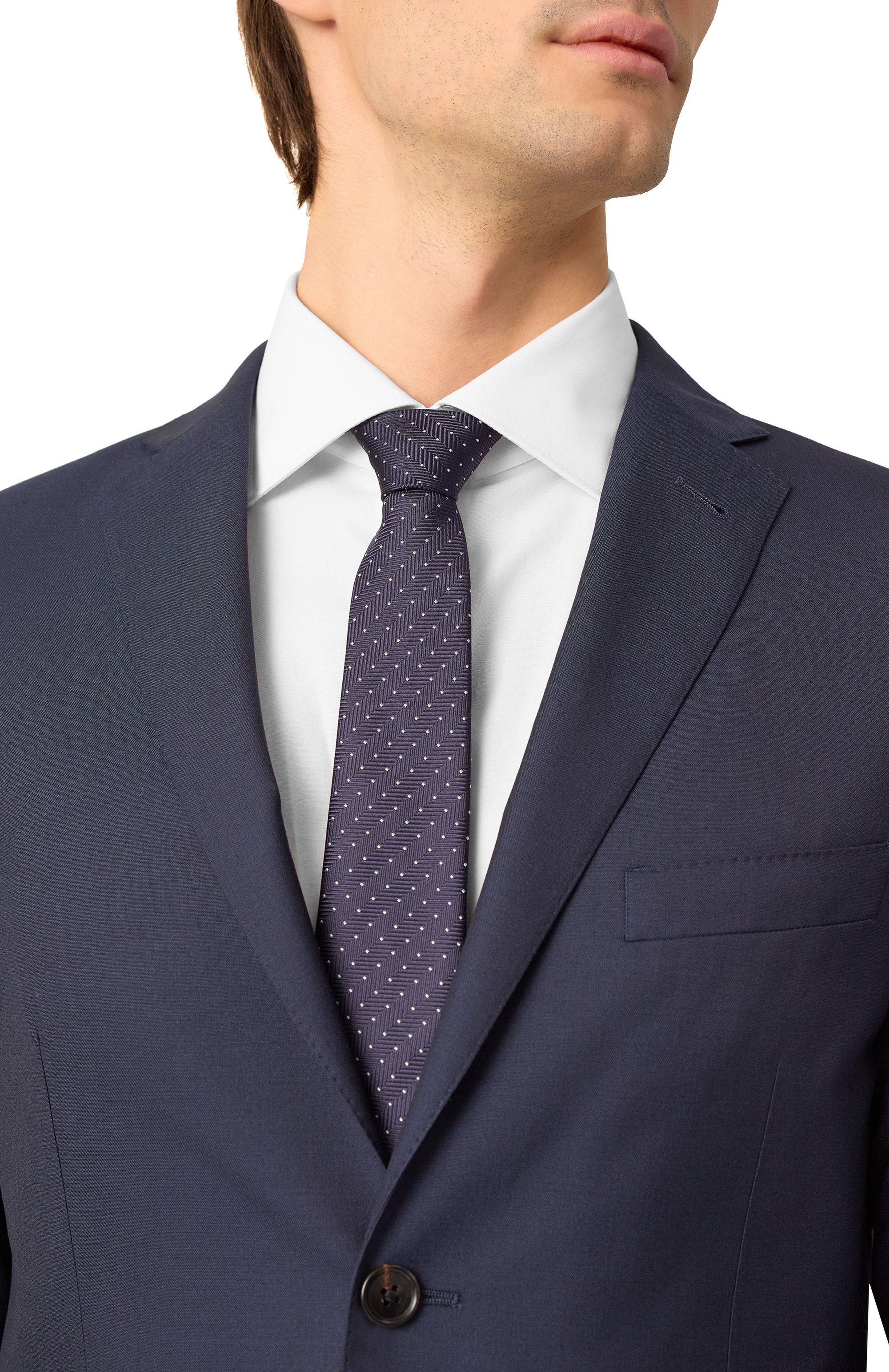 Шелковый галстук CANALI, арт. 18/HJ04212, фото 2