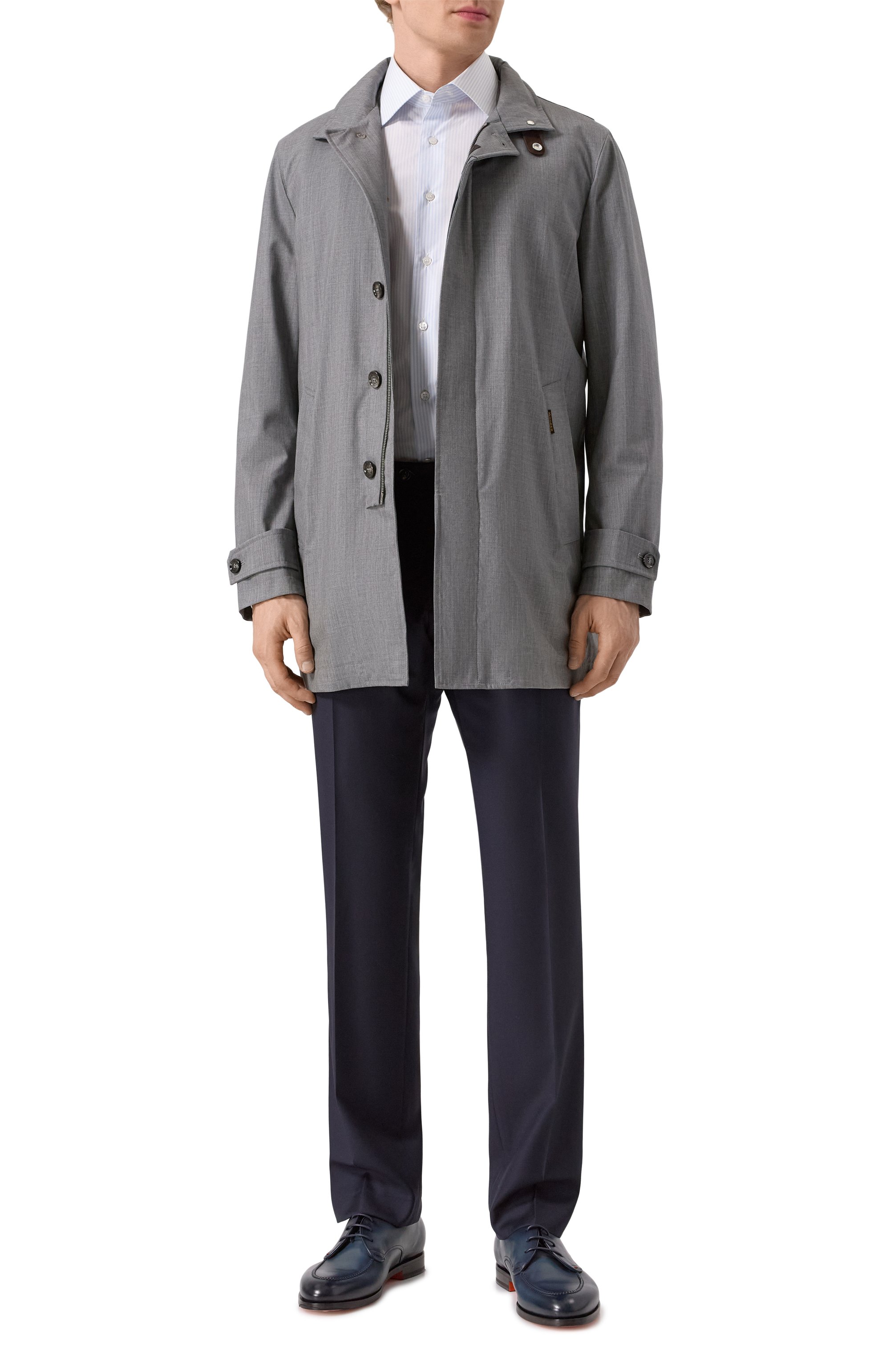 Хлопковая сорочка STEFANO RICCI, арт. MC003678/BN2502, фото 2