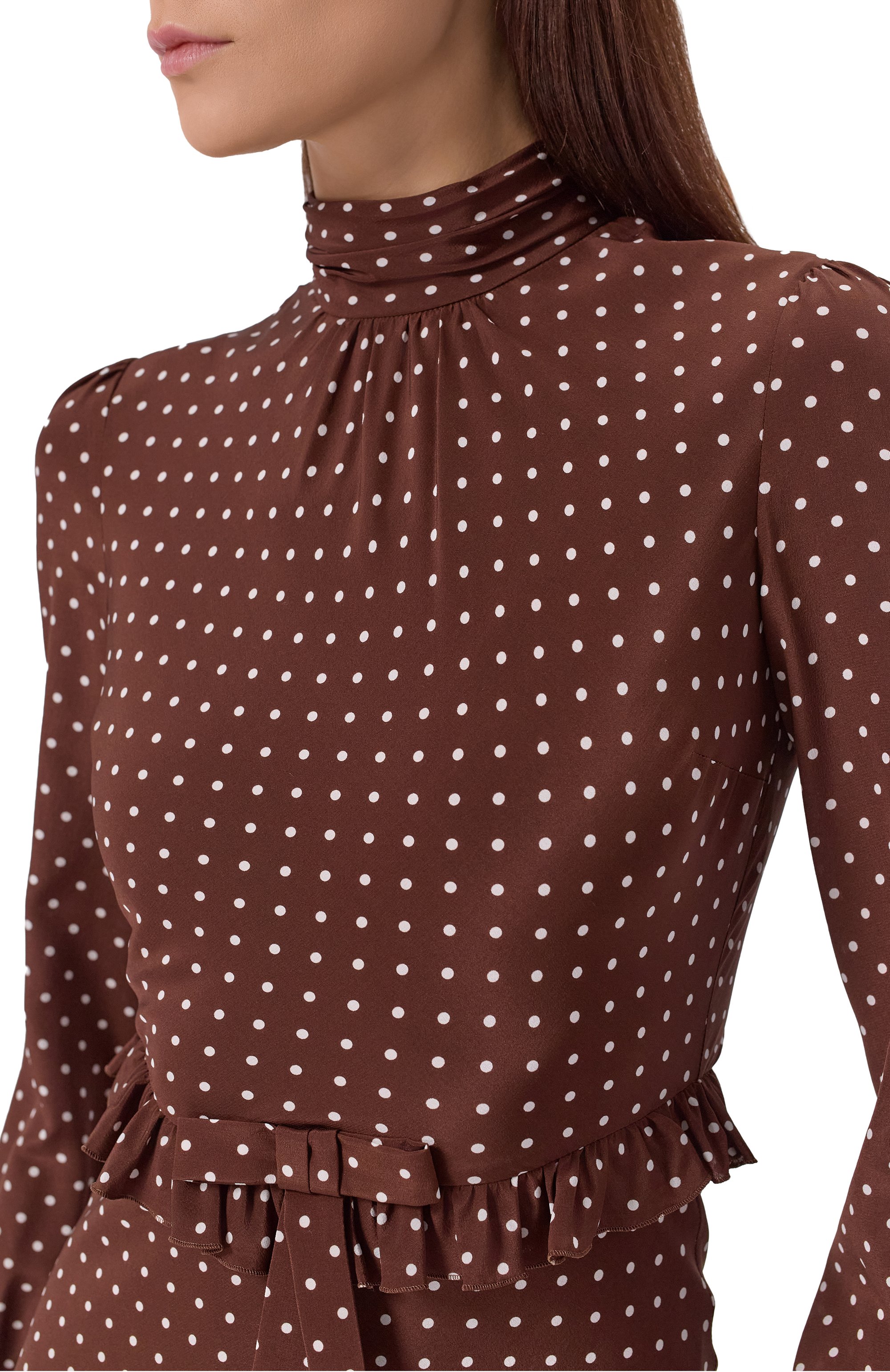 Шелковое платье ALESSANDRA RICH, арт. FABX4356/F4686, фото 4