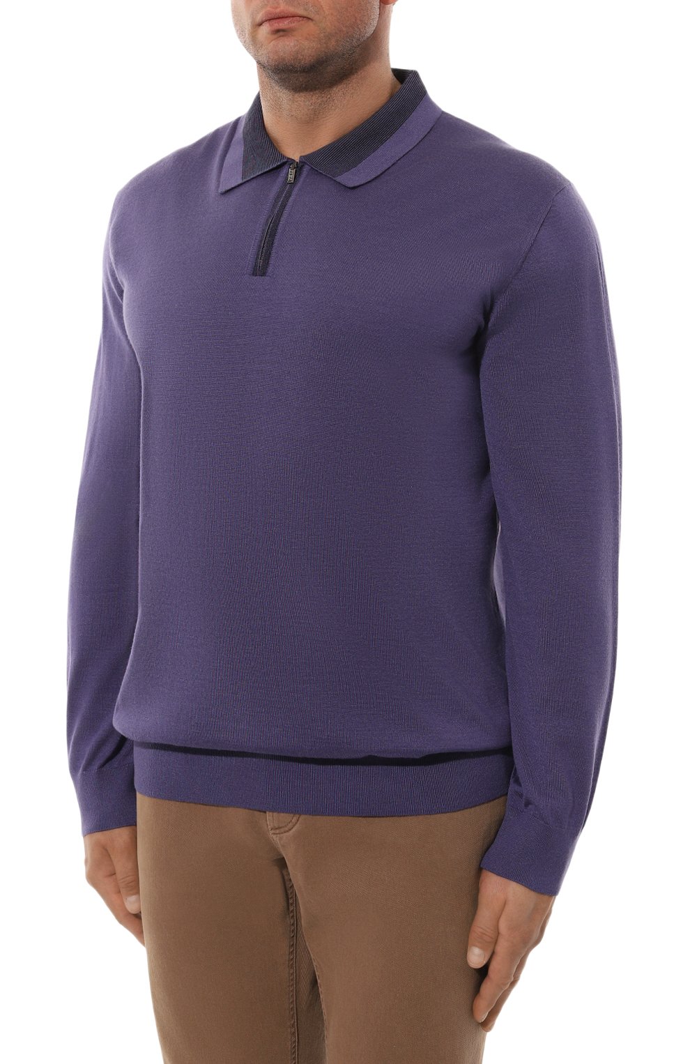 Поло из кашемира и шелка ZILLI, арт. KZP001M0330VBJS00/62, фото 3