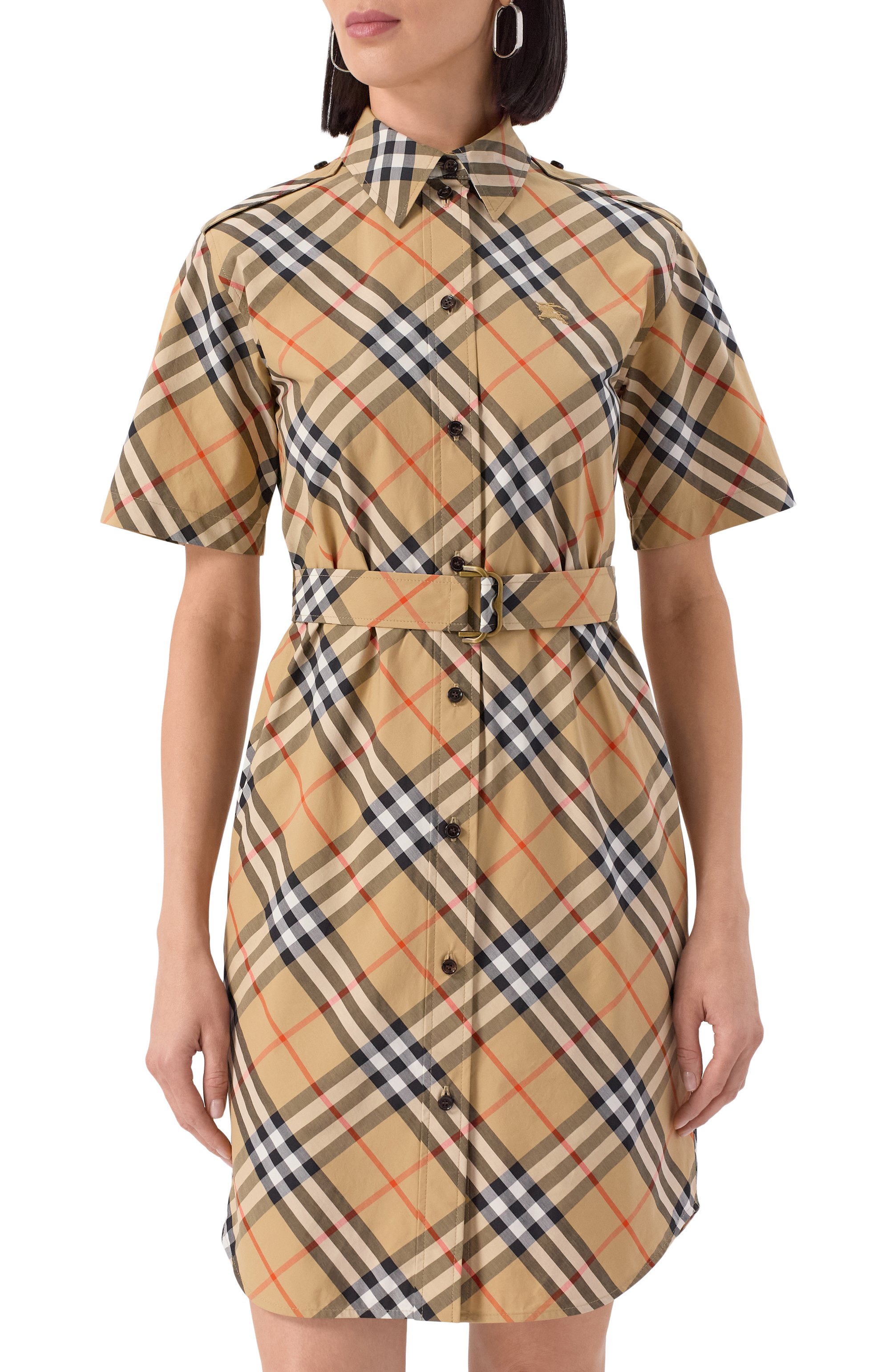 Хлопковое платье BURBERRY, арт. 8111701, фото 3