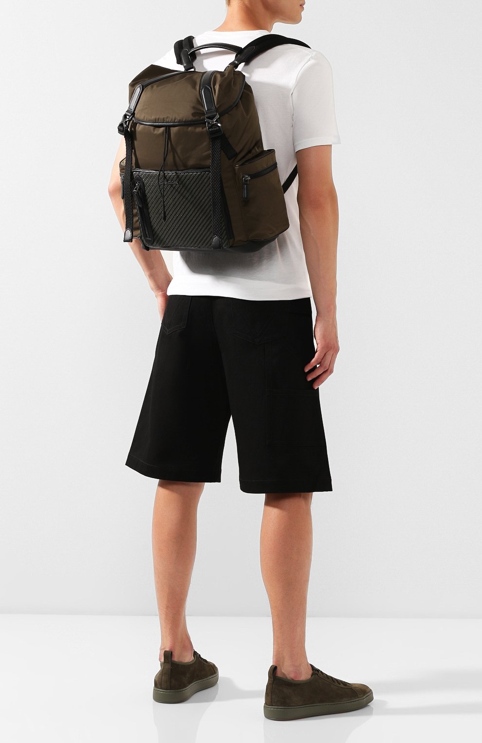 Текстильный рюкзак pelle tessuta ZEGNA, арт. C1466P-LHB0L, фото 2