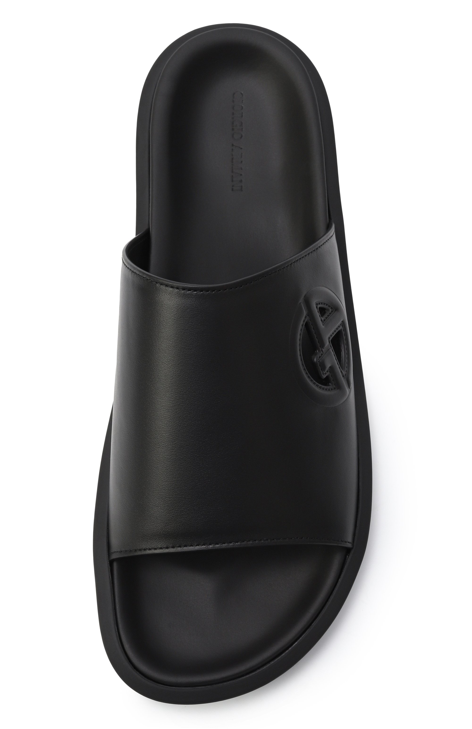 Кожаные шлепанцы GIORGIO ARMANI, арт. X2P097/XF731, фото 6