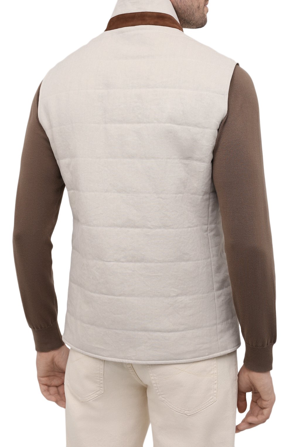 Льняной жилет LORO PIANA, арт. FAM3387, фото 4