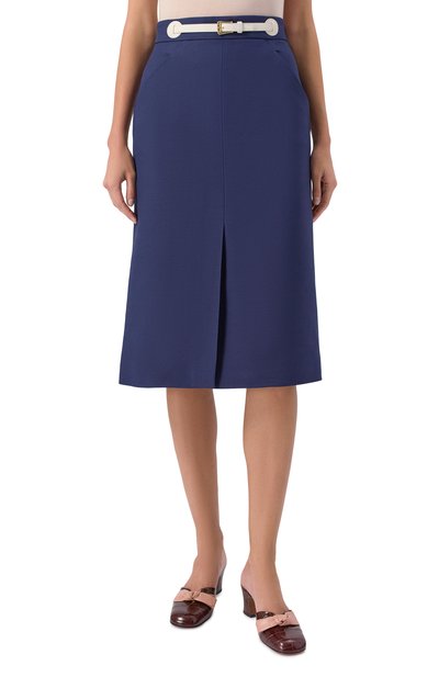 Юбка из шерсти и шелка VALENTINO, арт. 7B3RADM5/1CF, фото 3