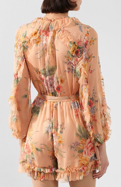 Шелковый комбинезон ZIMMERMANN, арт. 4054YZIN, фото 4