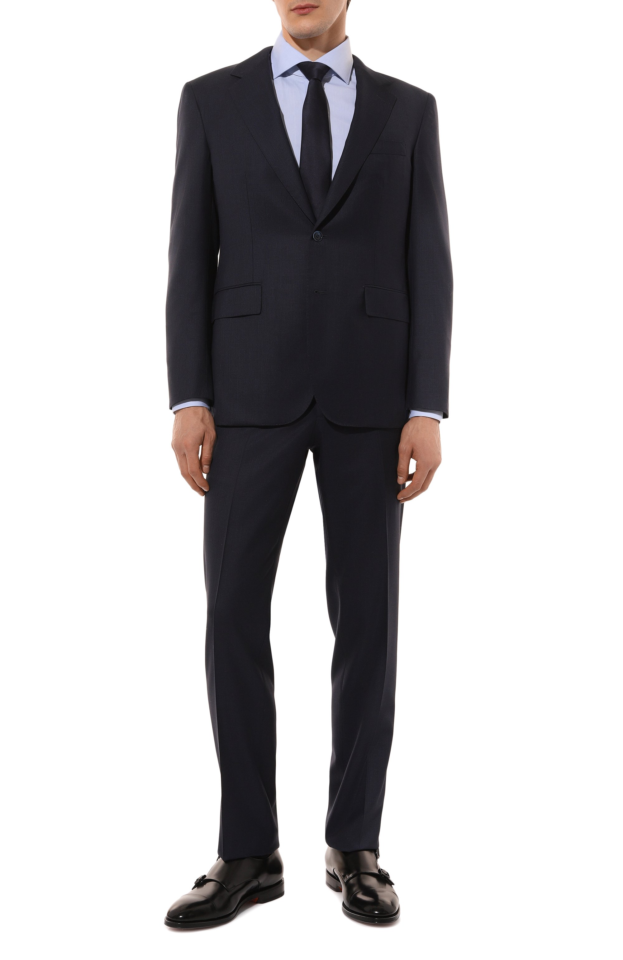 Хлопковая сорочка ZEGNA, арт. 701511A7/9MS0BA, фото 2