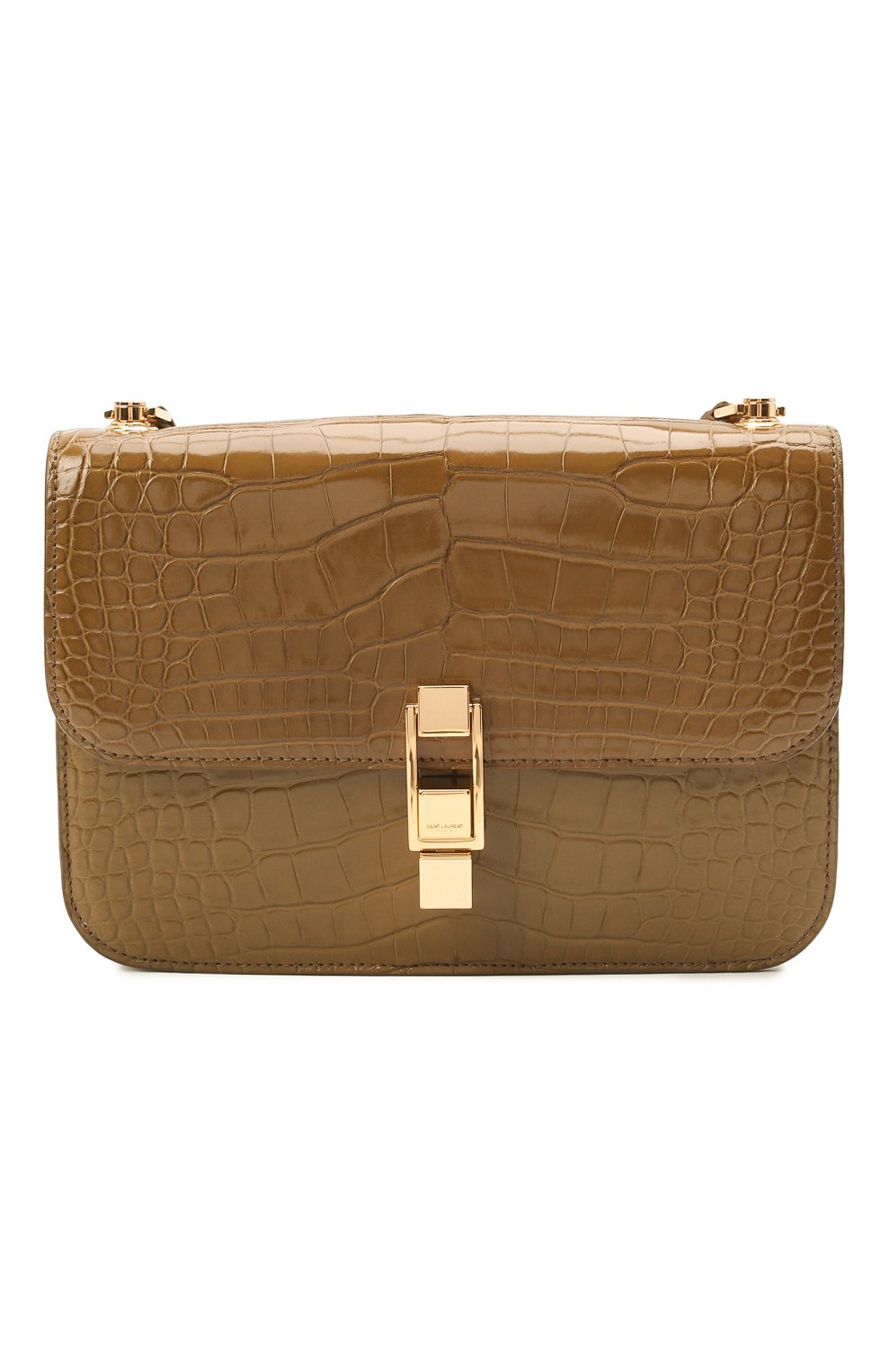 Сумка carre из кожи аллигатора SAINT LAURENT, арт. 633214/E5V0K/AMIS, фото 1