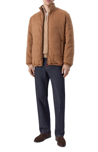 Бомбер из шерсти викуньи KITON, арт. UW2196K07777, фото 2