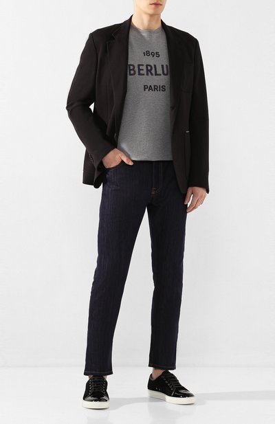 Замшевые кеды LANVIN черного цвета по цене 43250 руб., арт. FM-SKDBB1-VBAL-P15, фото 2 Замшевые кеды LANVIN, арт. FM-SKDBB1-VBAL-P15, фото 2