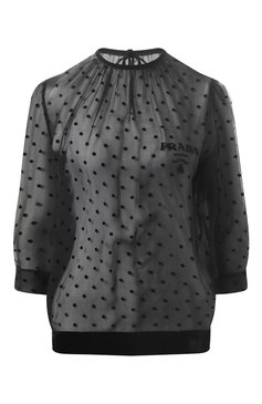 Топ из шелка и вискозы PRADA, арт. P953I-10FO-F0002, фото 1