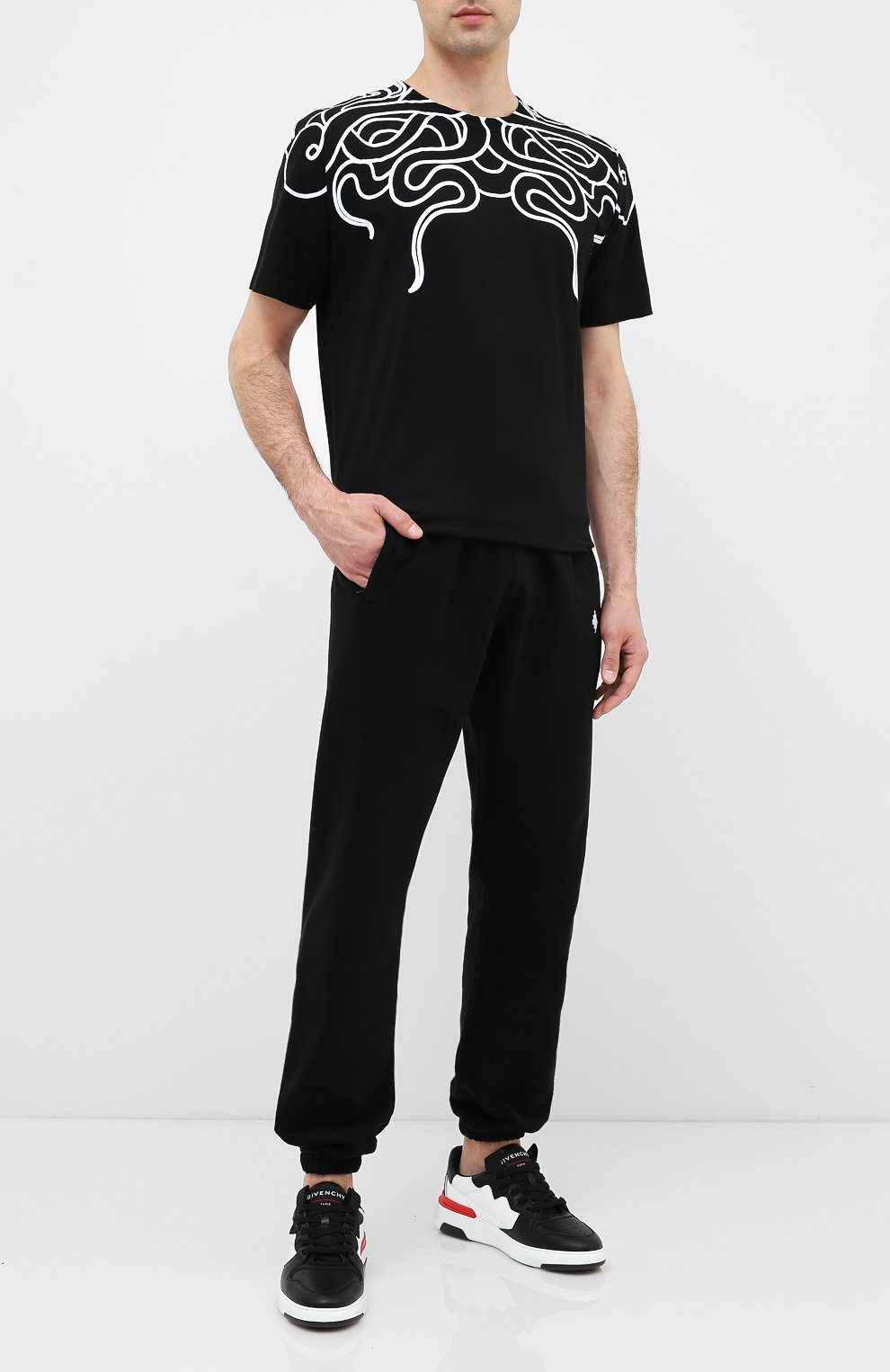 Хлопковая футболка MARCELO BURLON, арт. CMAA018E20JER007, фото 2