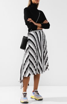 Кожаные кроссовки triple s с текстильной отделкой BALENCIAGA, арт. 524043/W09T2, фото 1