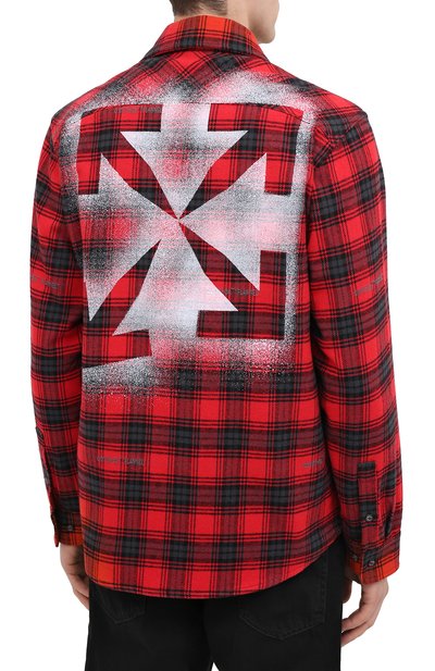 Хлопковая рубашка OFF-WHITE, арт. 0MGA133E20FAB0012510, фото 4