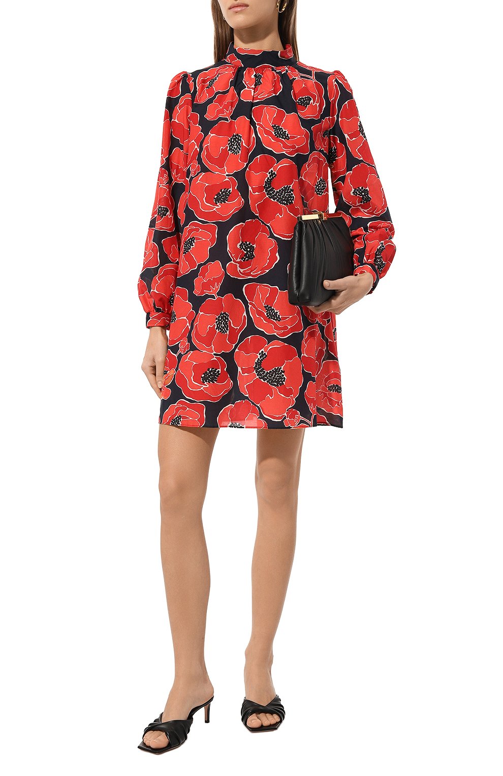 Платье из хлопка и шелка A.P.C., арт. C0GVYF35062EAE, фото 2