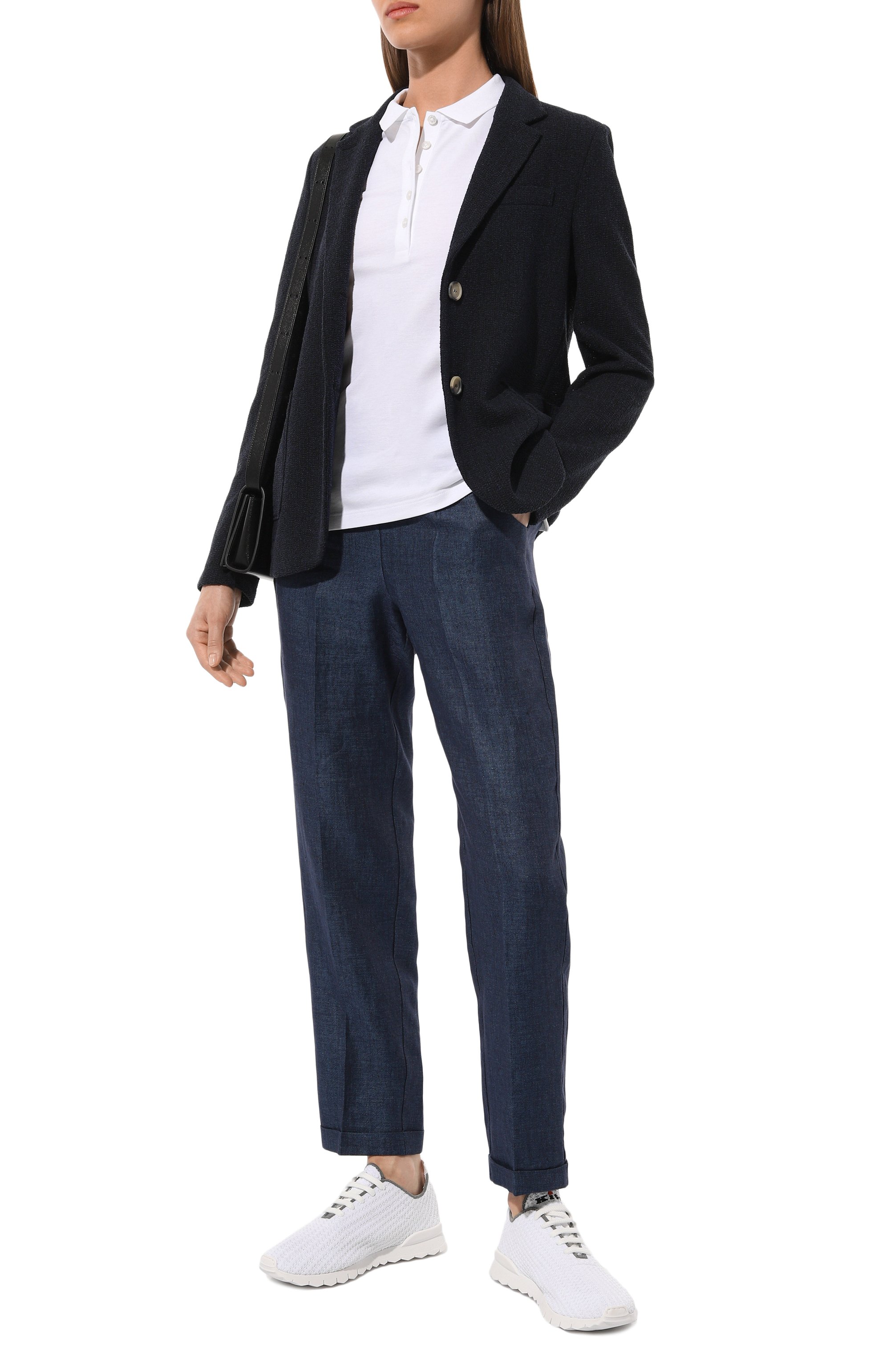 Льняные брюки KITON, арт. D55112H08442, фото 2