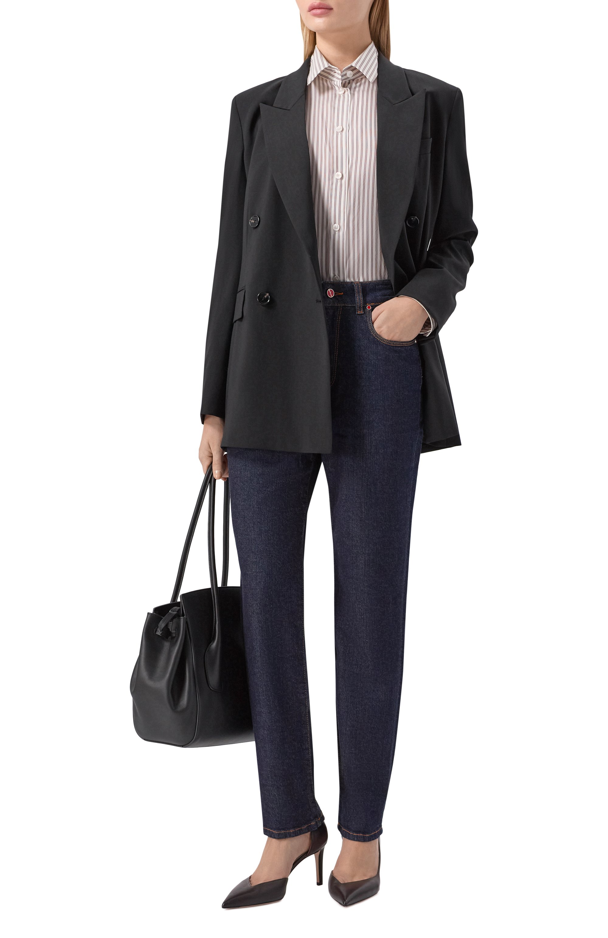 Джинсы KITON синего цвета по цене 139000 руб., арт. DJ54101K0534H01, фото 2 Джинсы KITON, арт. DJ54101K0534H01, фото 2