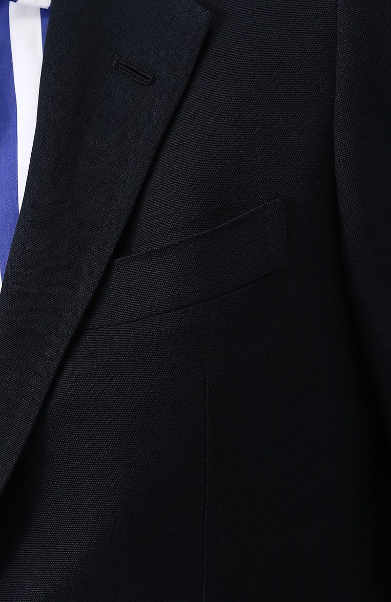 Однотонный жакет из смеси вискозы и льна KITON, арт. DG81GK09P7901000, фото 5