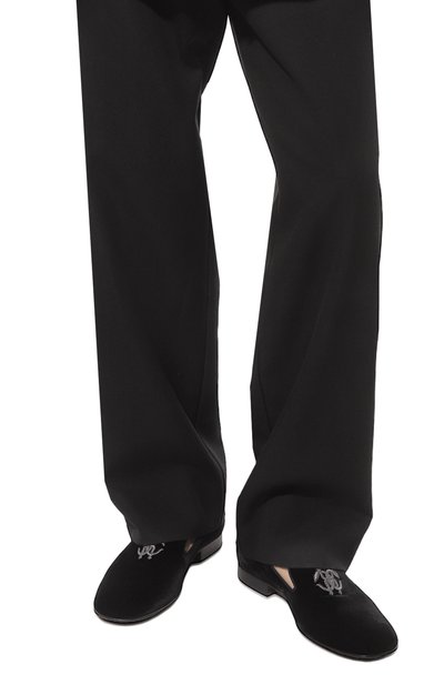 Текстильные слиперы ROBERTO CAVALLI, арт. 18763 A, фото 3