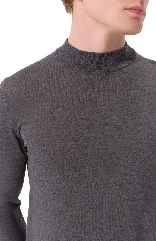 Шерстяной джемпер Andrea Campagna M5625-6687 Серый  M5625-6687 Фото 5