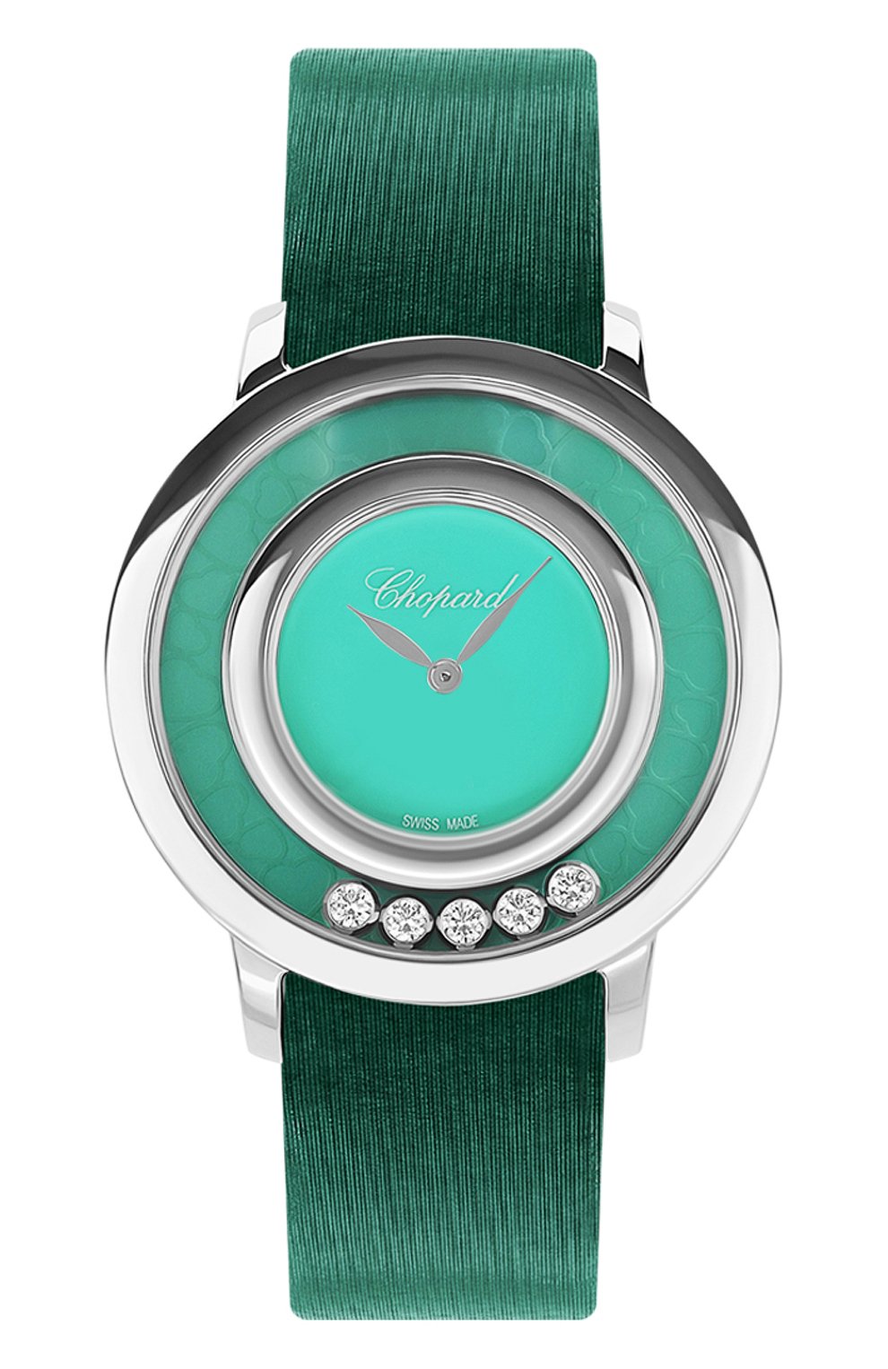 Часы white gold happy circle green agate CHOPARD, арт. 209429-1107, фото 1