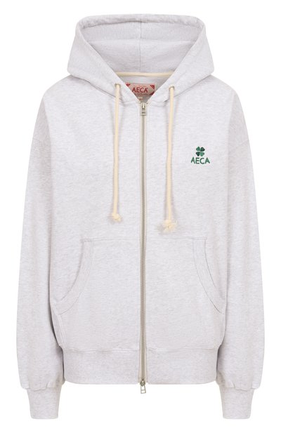Женский хлопковая толстовка AECA WHITE, арт. AWCMFWBDTSZSO001C0.LIGHT GREY (M)