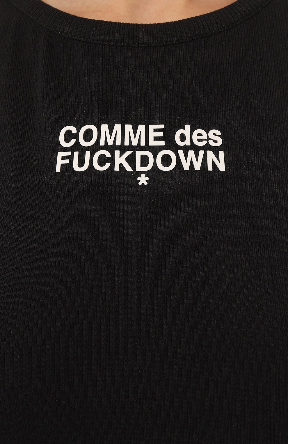 Хлопковая майка COMME DES FUCKDOWN, арт. CFABW00025, фото 5