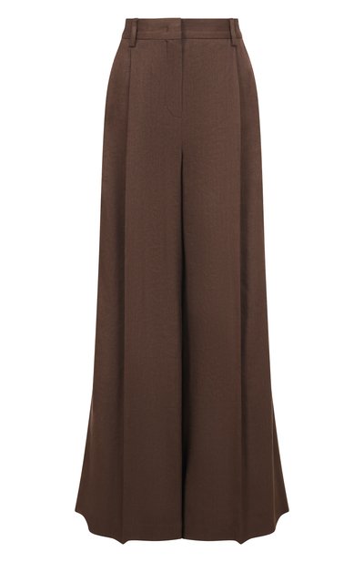 Женские брюки изо льна и вискозы LORENA ANTONIAZZI, арт. P2550PA79A/3347