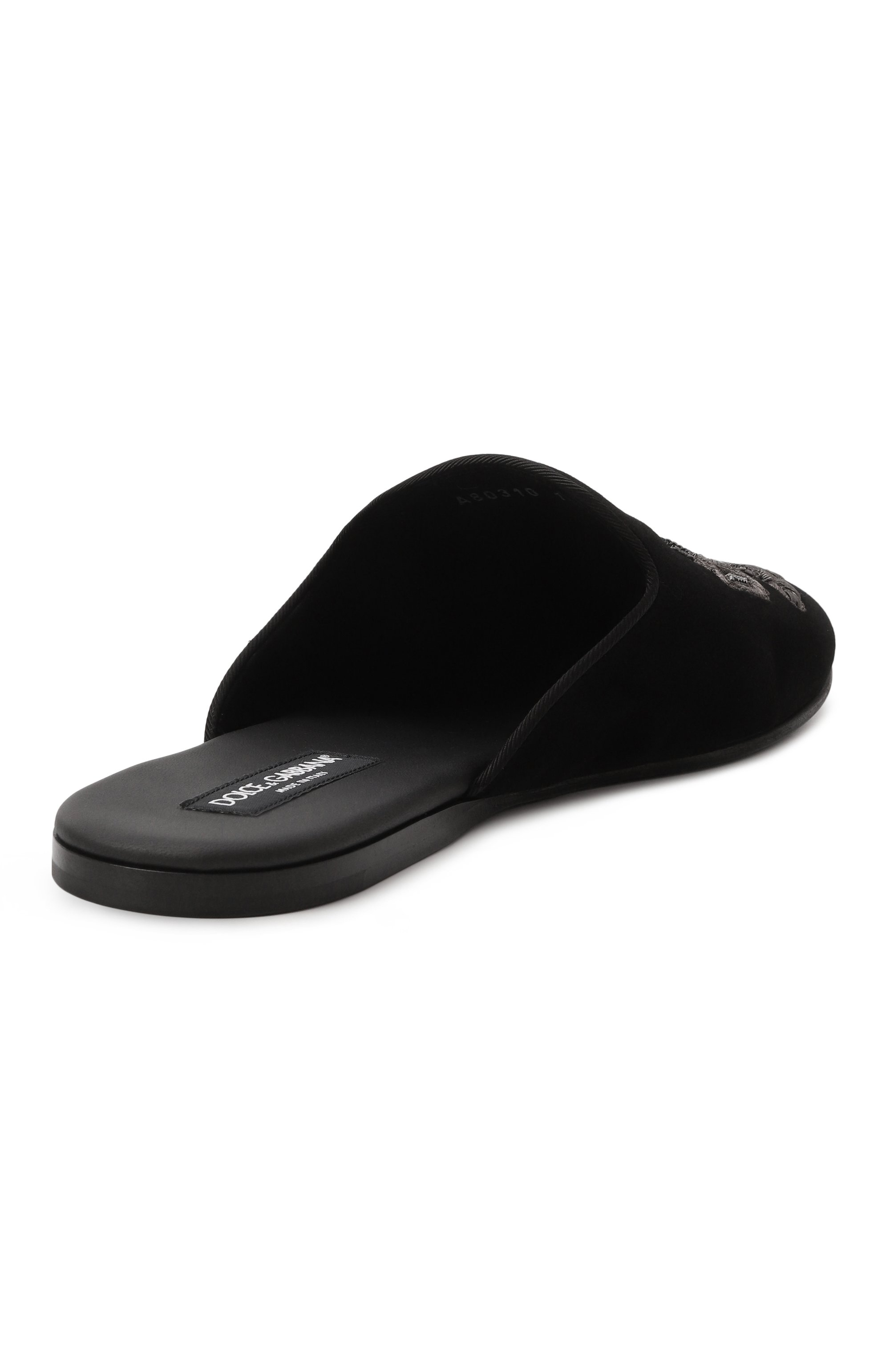 Текстильные домашние туфли young pope DOLCE & GABBANA, арт. A80310/A0249, фото 5