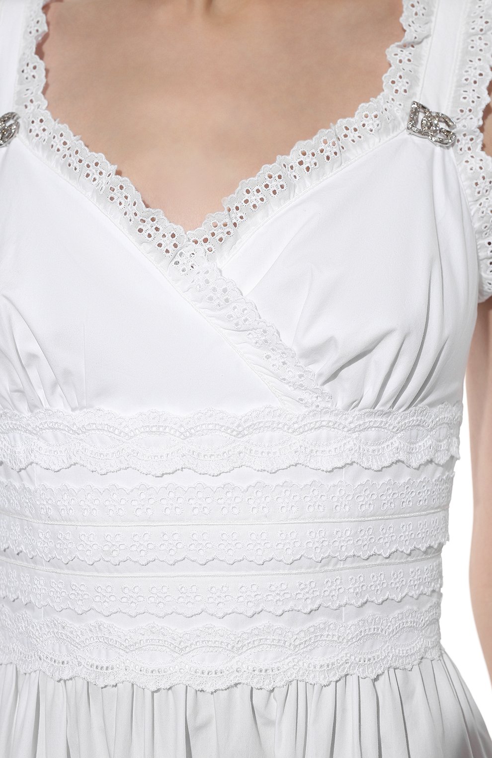 Хлопковое платье DOLCE & GABBANA, арт. F6ZQ7Z/FU5L5, фото 5