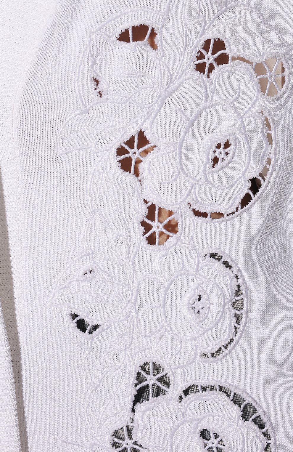 Кардиган из вискозы DOLCE & GABBANA белого цвета по цене 272500 руб., арт. FX288Z/JDMA9, фото 5 Кардиган из вискозы DOLCE & GABBANA, арт. FX288Z/JDMA9, фото 5