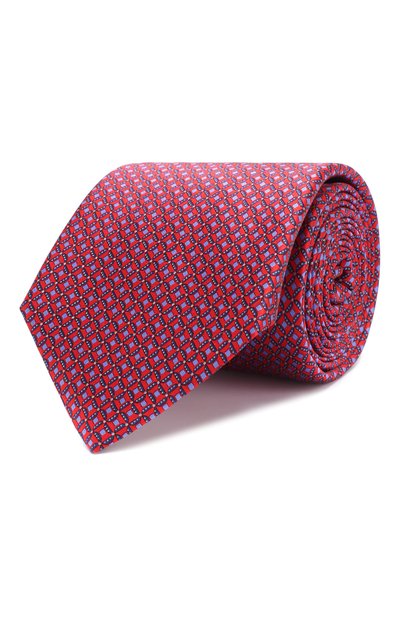 Мужской шелковый галстук CANALI, арт. 18/HS02726