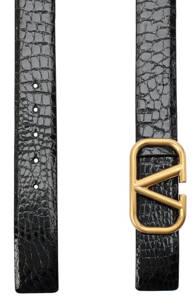 Ремень из кожи аллигатора vlogo signature VALENTINO, арт. UW2T0S11/QRL/AMIS, фото 2