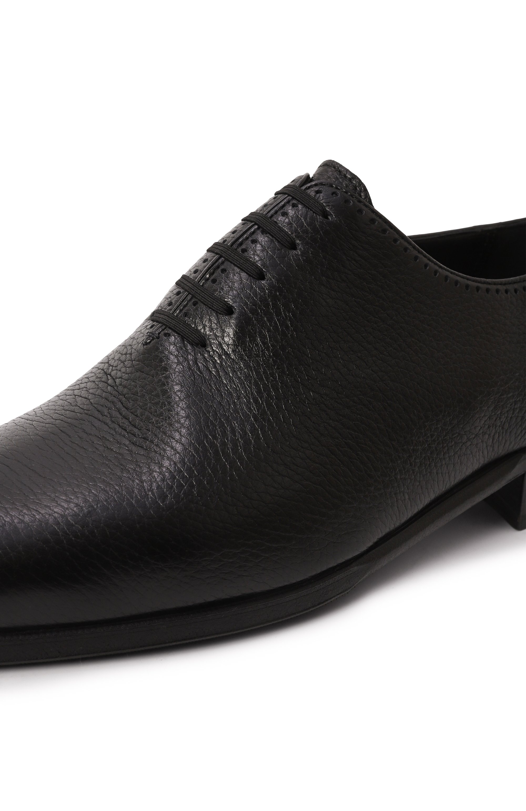 Кожаные оксфорды ARTIOLI черного цвета по цене 208500 руб., арт. 0G6R674/BIS/S0FT KID, фото 7 Кожаные оксфорды ARTIOLI, арт. 0G6R674/BIS/S0FT KID, фото 7