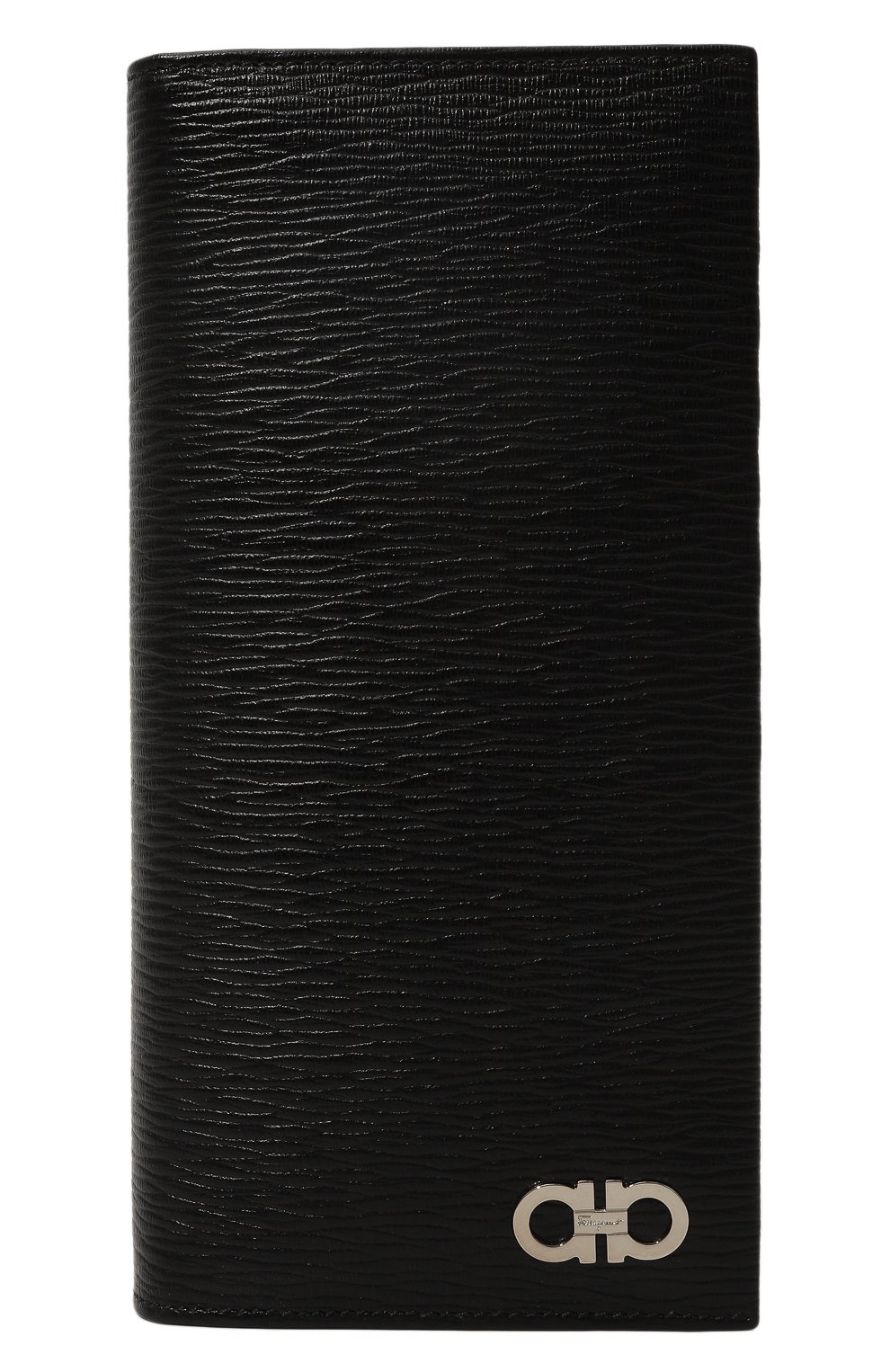 Кожаное портмоне FERRAGAMO черного цвета по цене 59600 руб., арт. 66A069/686019, фото 1 Кожаное портмоне FERRAGAMO, арт. 66A069/686019, фото 1