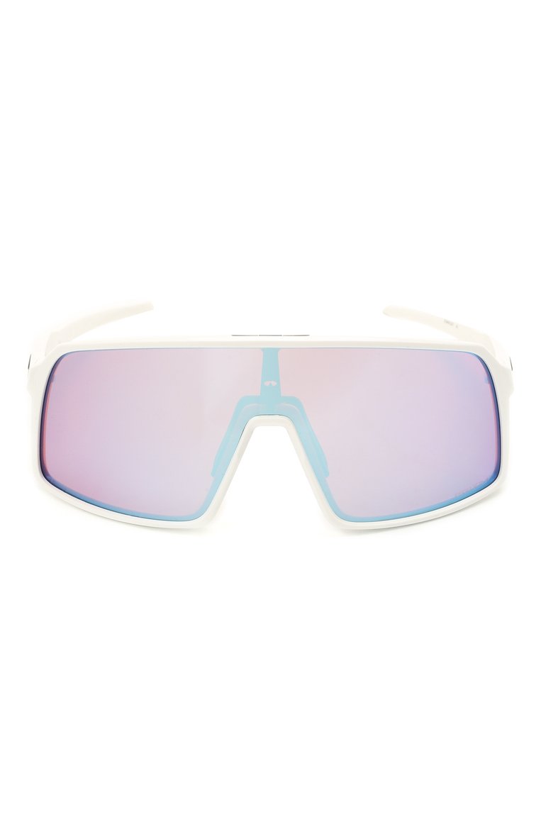 Женские солнцезащитные очки OAKLEY белого цвета, арт. 9406-940622 | Фото 4 (Кросс-КТ: С/з-унисекс; Региональные ограничения белый список (Axapta Mercury): Не проставлено, RU; Нос: Не проставлено; Материал: Пластик; Тип очков: С/з; Очки форма: Маска; Оптика Гендер: оптика-унисекс)