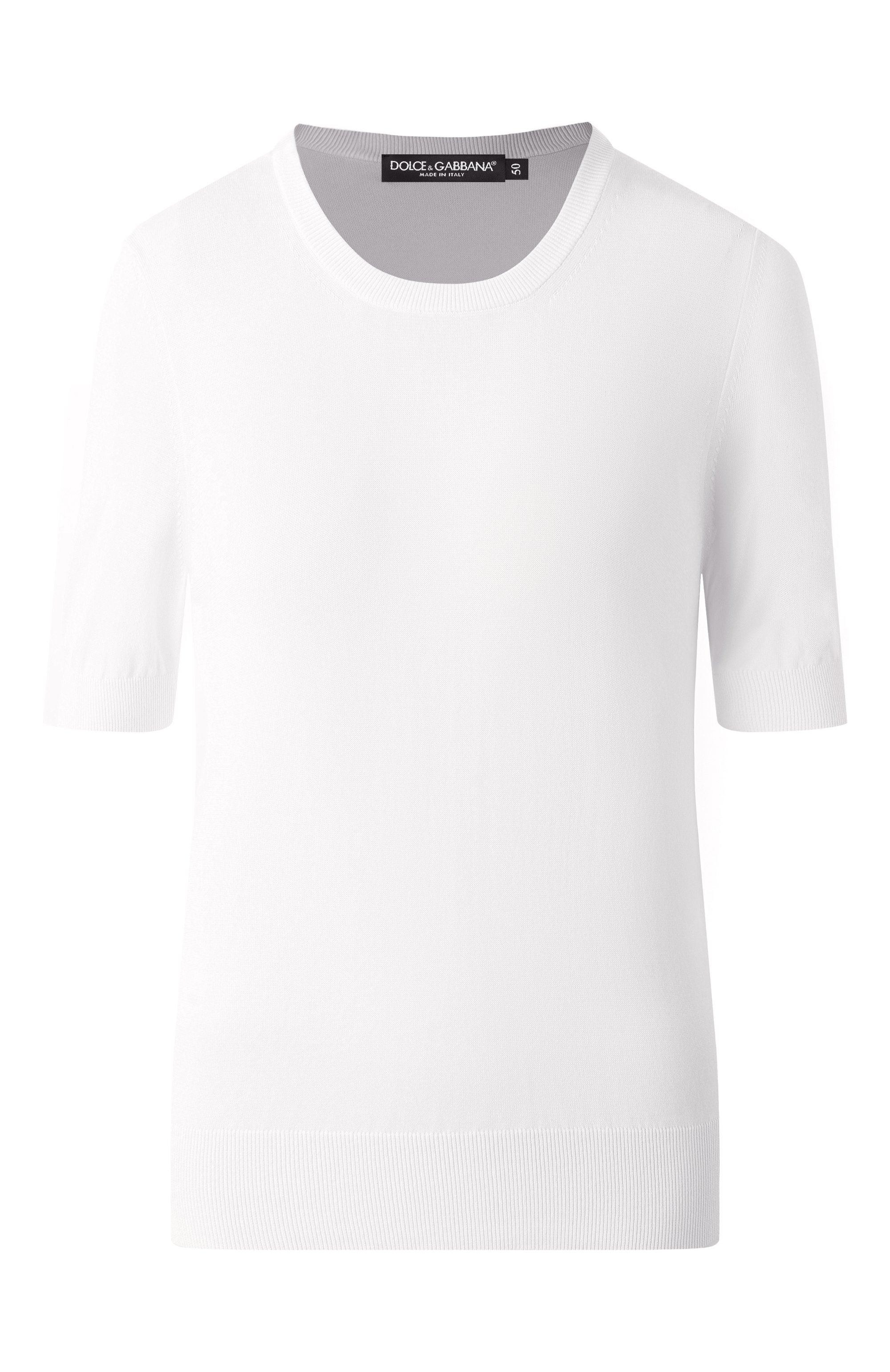 Пуловер из вискозы и хлопка DOLCE & GABBANA, арт. FXG26T/JFMEB, фото 1