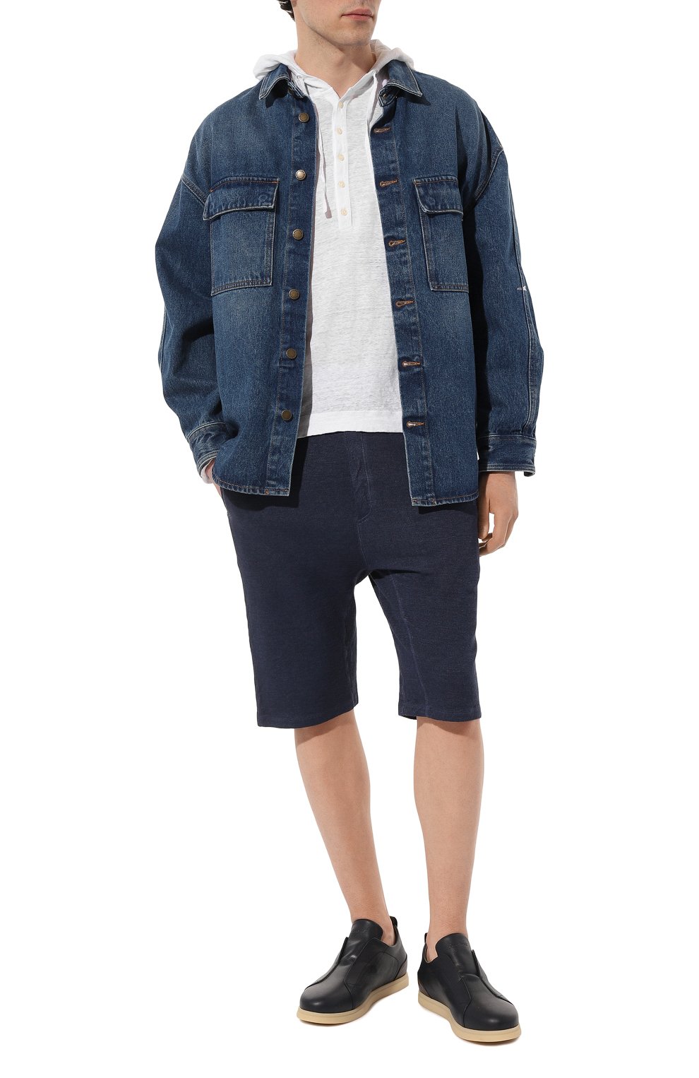 Льняной лонгслив-хенли 120% LINO, арт. 31ALIM7553/000E908/S00, фото 2