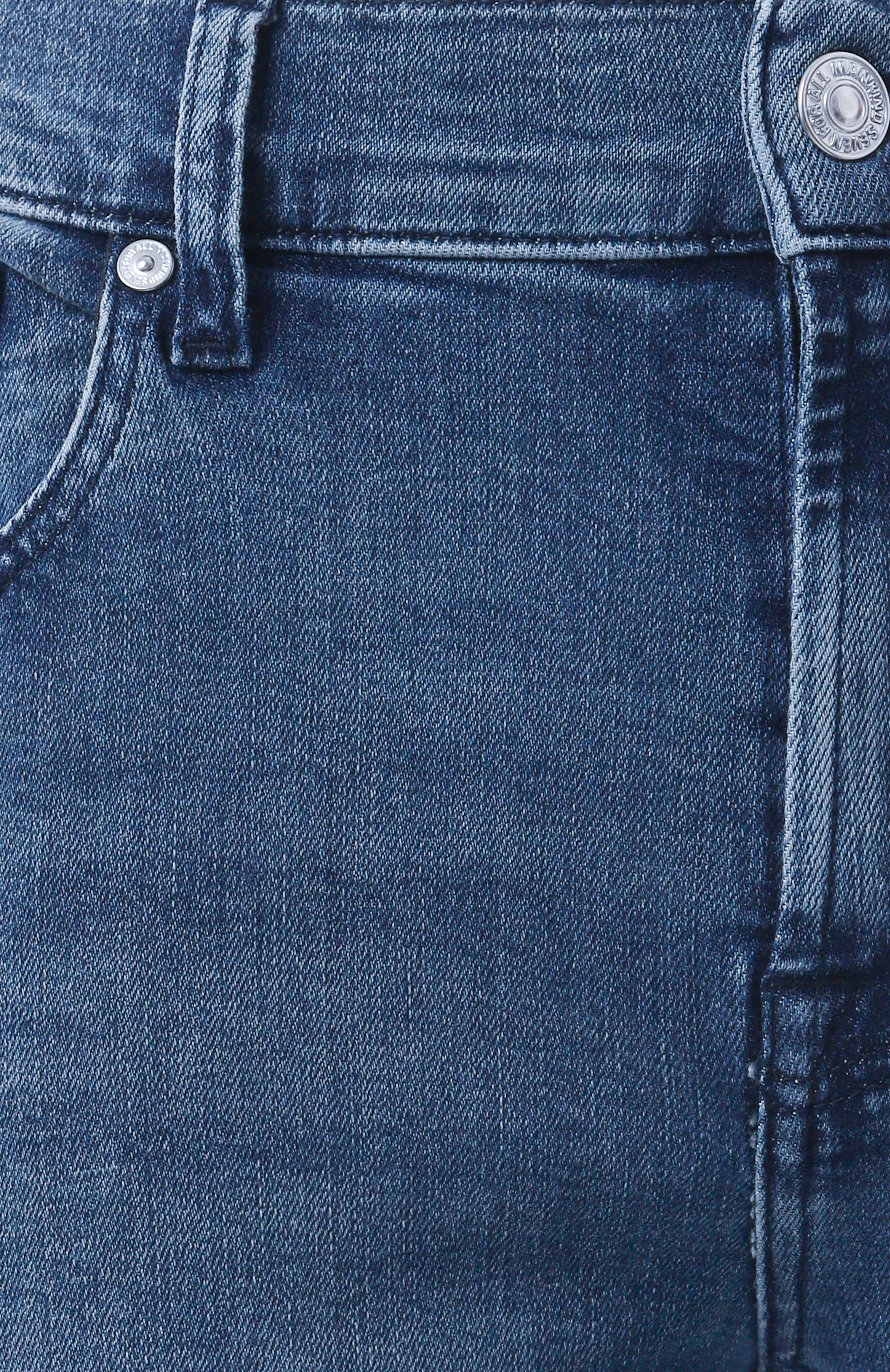 Джинсы slimmy 7 FOR ALL MANKIND синего цвета по цене 26350 руб., арт. JSMSC420GL, фото 6 Джинсы slimmy 7 FOR ALL MANKIND, арт. JSMSC420GL, фото 6