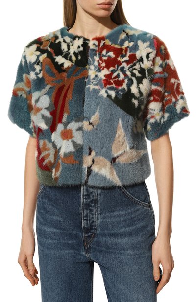 Накидка из меха норки VALENTINO, арт. KF3FB010/02F, фото 3