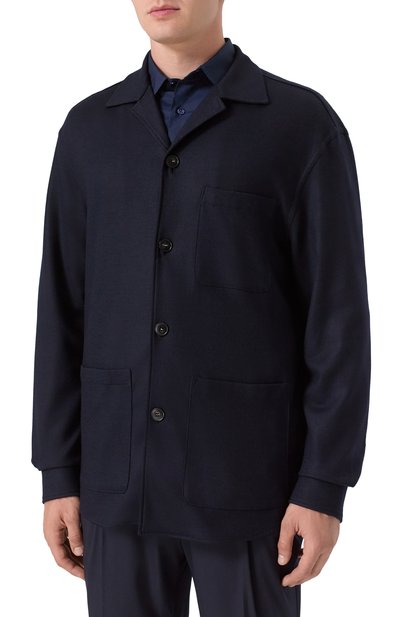 Шерстяная куртка-рубашка CANALI, арт. J31017/JJ03062, фото 5