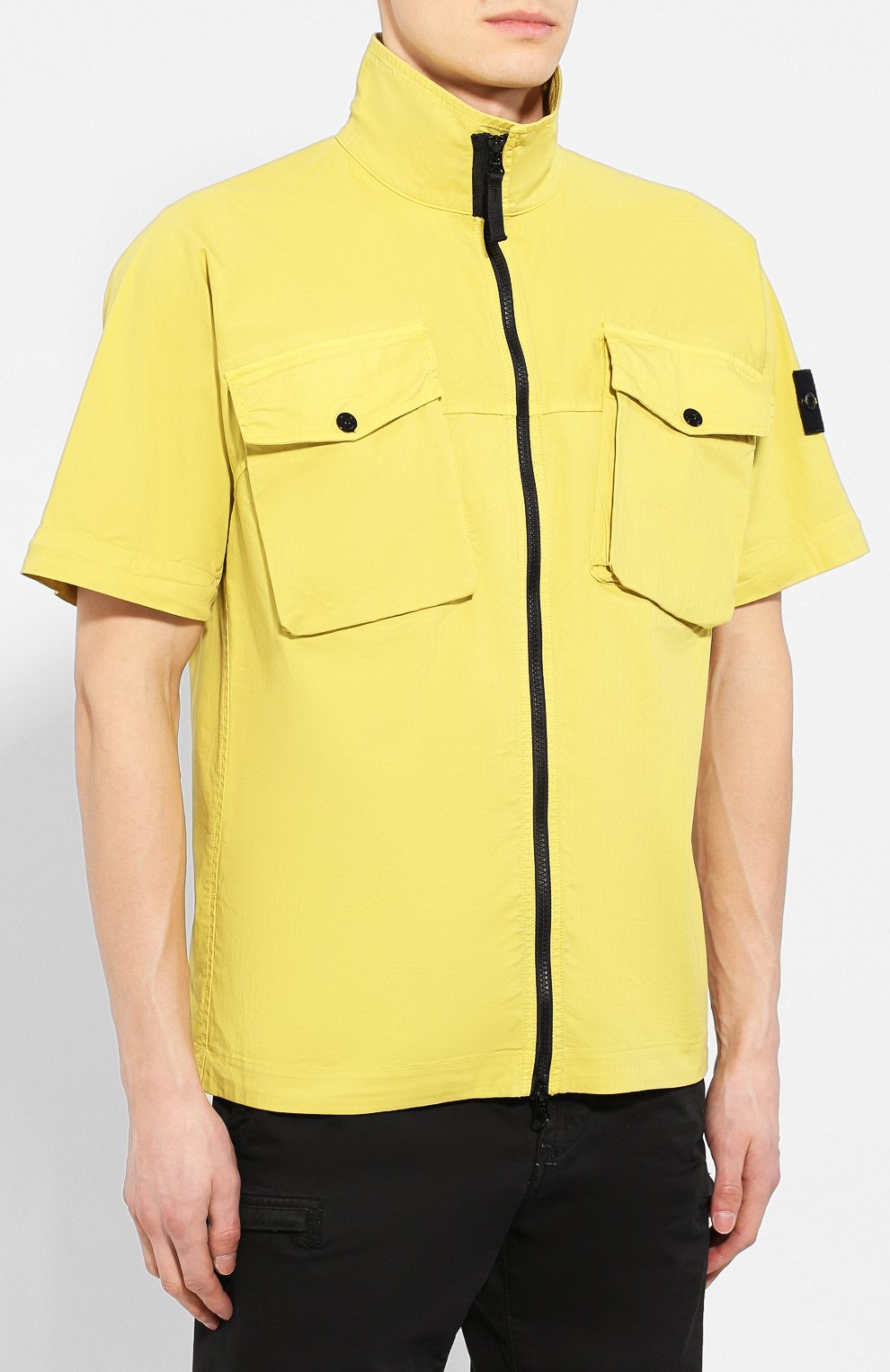 Хлопковая куртка STONE ISLAND желтого цвета по цене 25050 руб., арт. 701510802, фото 6 Хлопковая куртка STONE ISLAND, арт. 701510802, фото 6