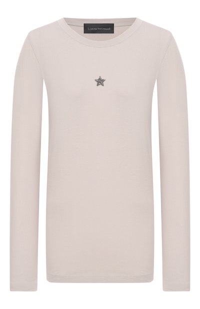 Женская хлопковый лонгслив LORENA ANTONIAZZI, арт. TS10/9999