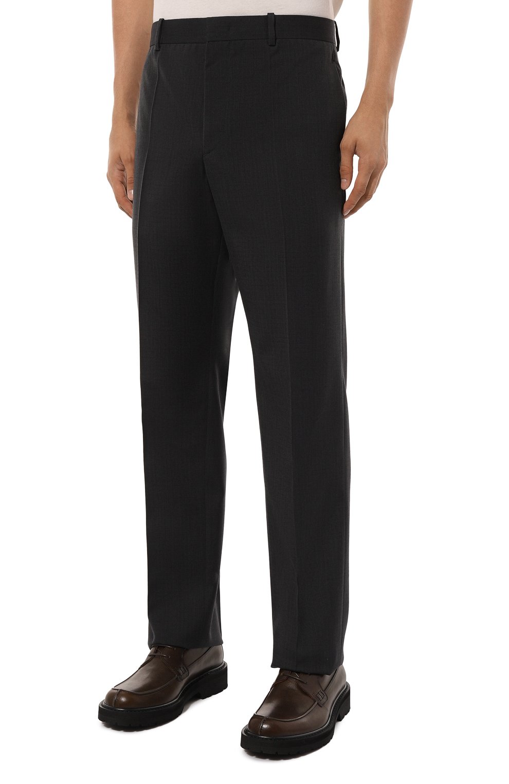 Шерстяные брюки JIL SANDER, арт. J22KA0107/J40171, фото 3